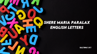 Shere Maria Paralax English Letters